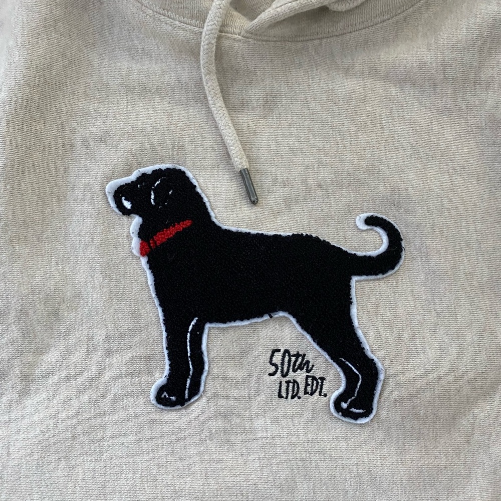The Black Dog Limited Edition 50th anniversary Cream Hoodie - Picture 2 of 5